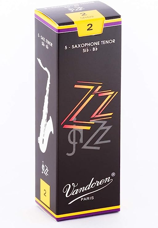 Vandoren ZZ Tenor Saxophone Reeds; Box of 5