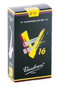 Vandoren SR7025 - V16 Alto Saxophone Reeds - 2.5 (10-pack)