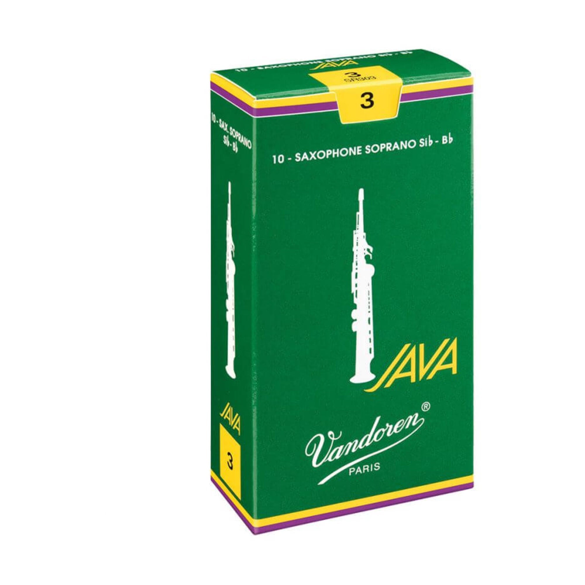 Vandoren JAVA Soprano Saxophone Reeds Box of 10