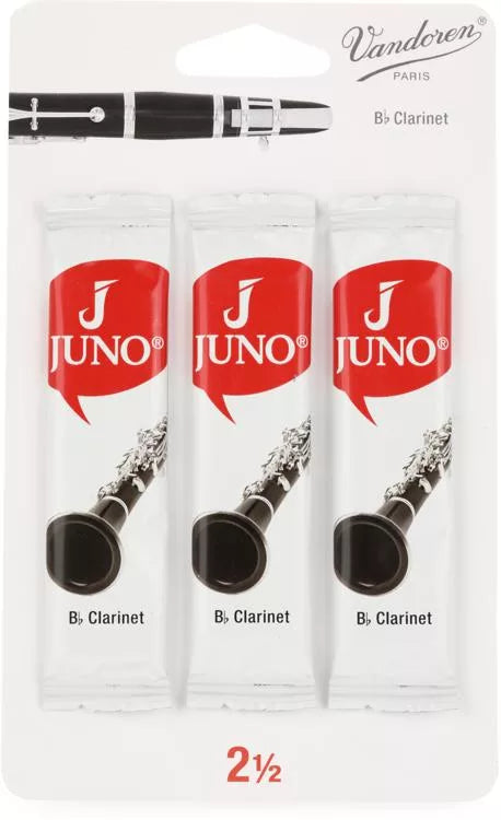 Vandoren Juno Bb Clarinet Reeds (3-Pack)