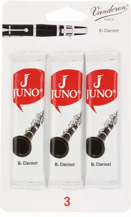 Vandoren Juno Bb Clarinet Reeds (3-Pack)