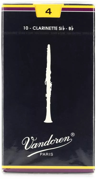 Vandoren Traditional Bb Clarinet Reeds; Box of 10