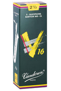 Vandoren SR7425 - V16 Baritone Saxophone Reeds - 2.5 (5-pack)