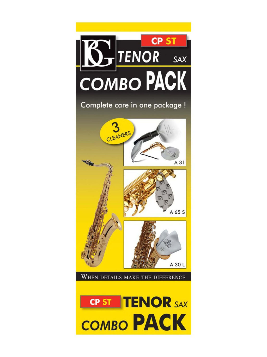 BG Tenor Saxophone Cleaning Swab Set