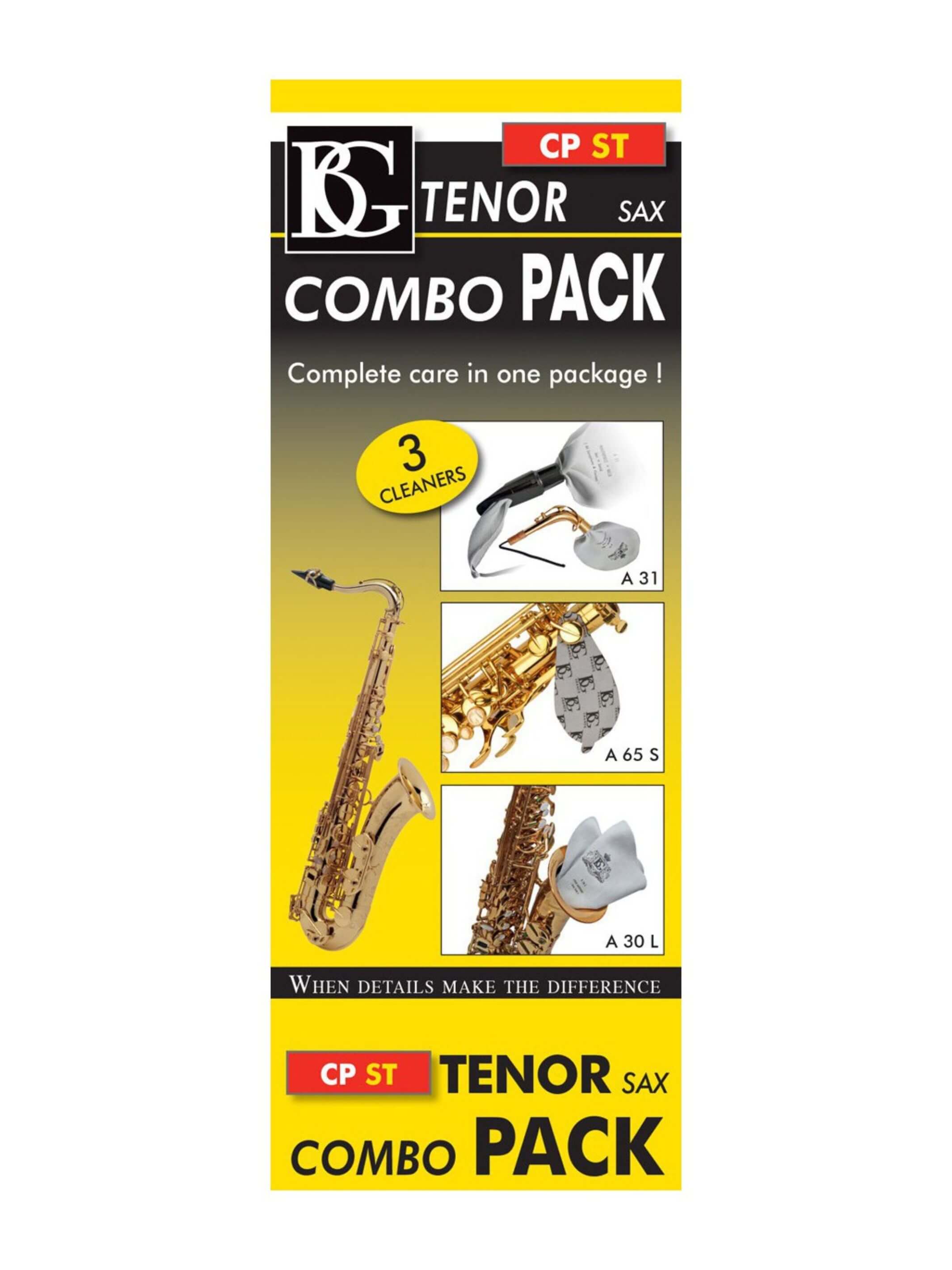 BG Tenor Saxophone Cleaning Swab Set