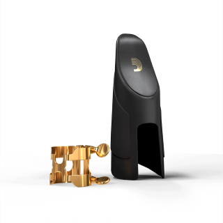 D'Addario H-Ligature & Cap - Soprano Saxophone (Gold)